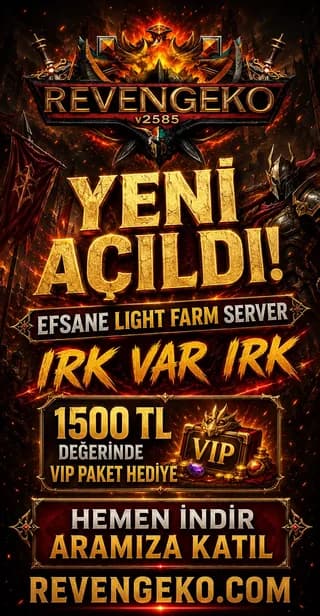 RevengeKO yeni açılan Light Farm server reklamı